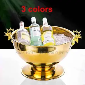 Champagne Bucket Available in Silver,Gold Black/Gold