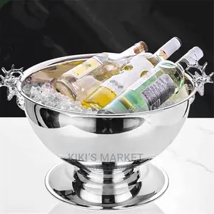 Champagne Bucket Available in Silver,Gold Black/Gold