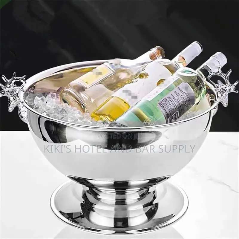 Champagne Bucket Available in Silver,Gold Black/Gold
