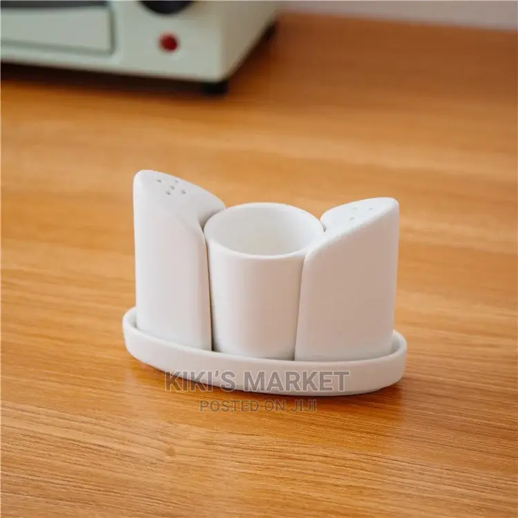 Salt Pepper Shaker With Toothpick Holder