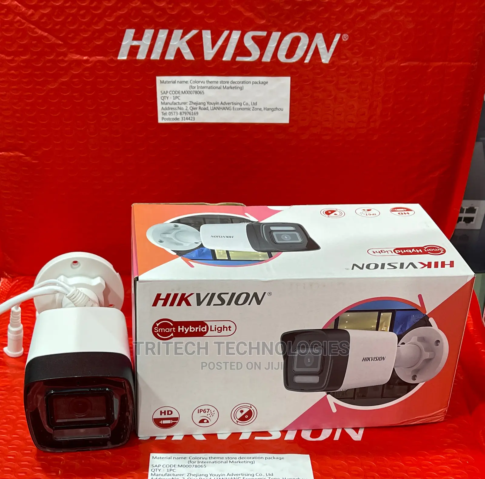 Hikvision Ip 2mp Ds-2cd1023g2-Liu Color Vu Outdoor + Audio