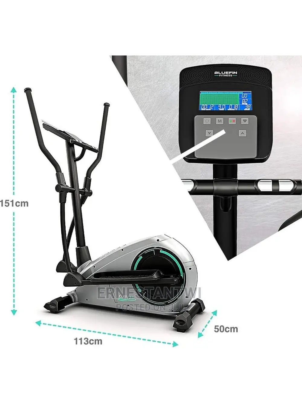 Elliptical / Cross Trainer From Bluefin Fitness, UK