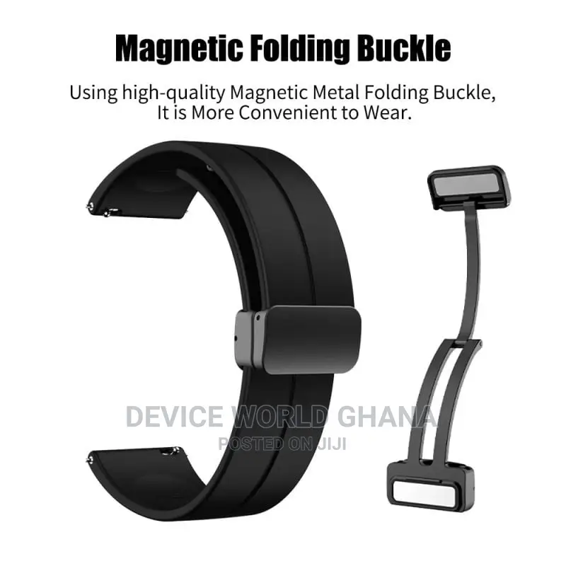 Pz Silicone Magnetic Buckle Strap 4 Samsung Watch Huawei Etc