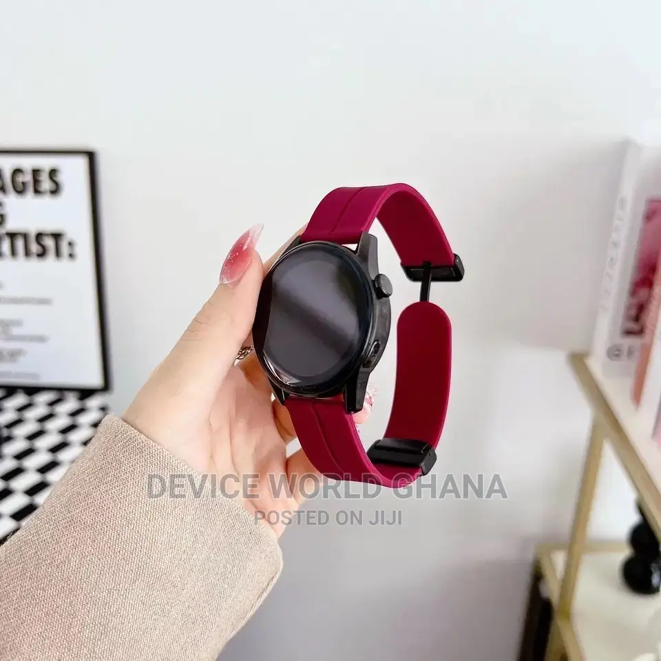 Pz Silicone Magnetic Buckle Strap 4 Samsung Watch Huawei Etc