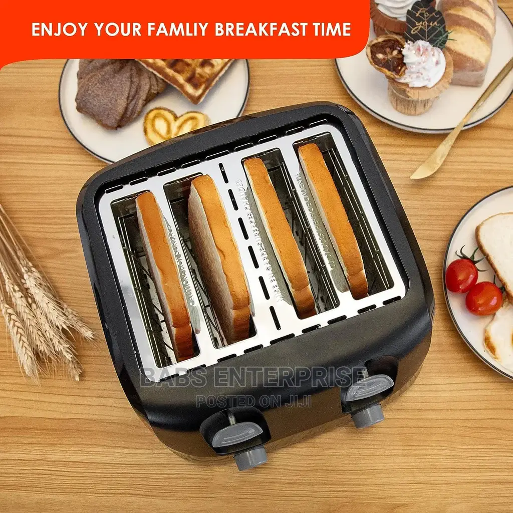 Decakila 4 Slides Toaster 1500W - KETS010B