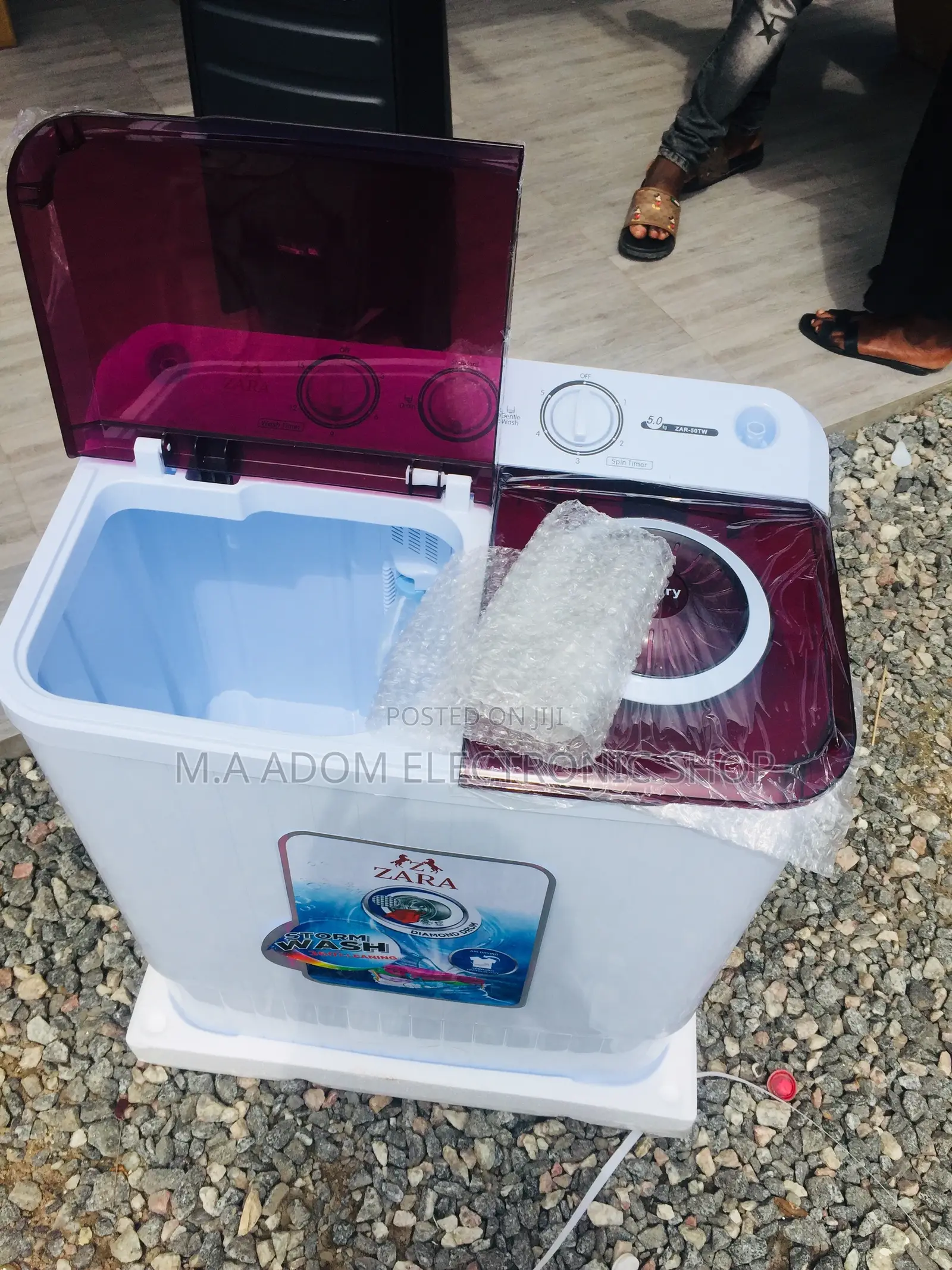 Super Zara 5kg Top Loading Semi-Automatic Washing Machine