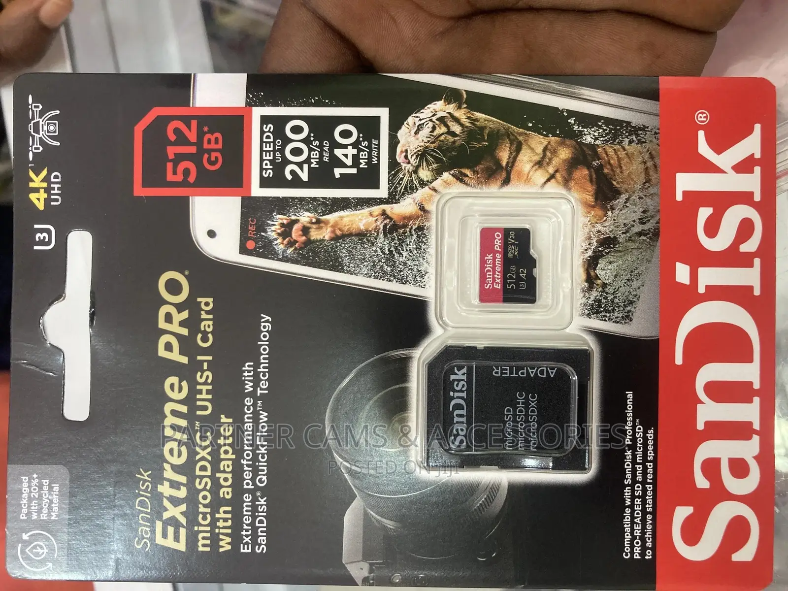 Extreme PRO SD Cards for Drones( 64G,256G, 512G)