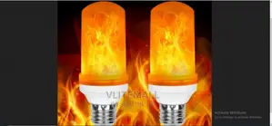 5W LED Flame Light Bulb Simulation Fire Light Bulb for Bar L