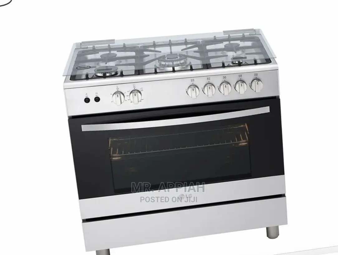 Energy And Cost Saving LG 5 Gas Cooker FA415RMA(900mm).