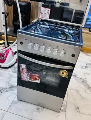 Inox Gray 4 Gas Oven With Grill 50x50 Sliver Cooker