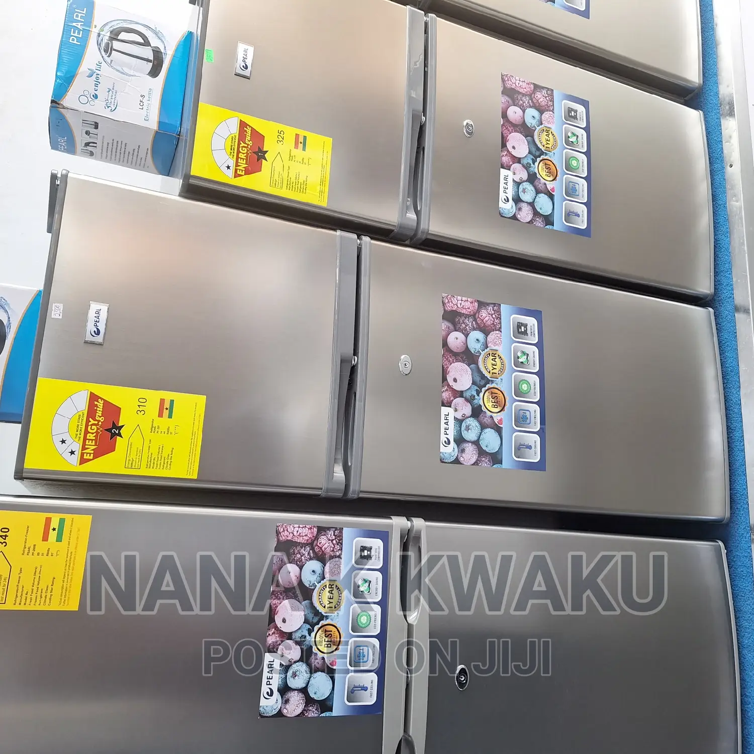 Gh_pearl 138liters Double Door Fridge With Top Freezer