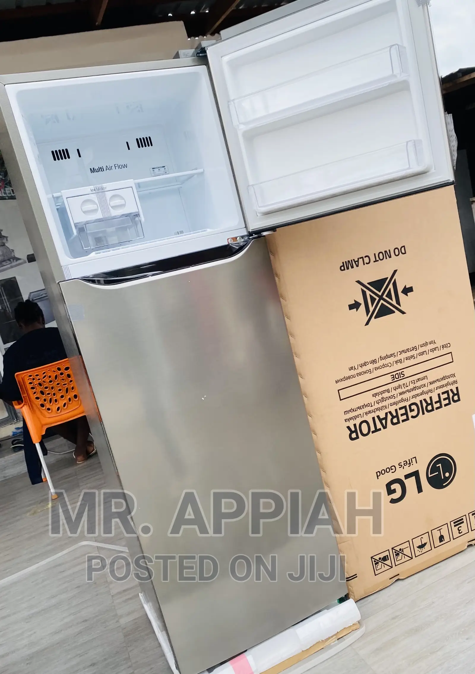 Newly in Stock LG 272L Double Door Fridge GN-G272SLCB,Gray
