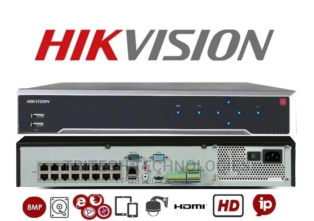 NVR Hikvision IP 32ch 4 HDD 16 Poe DS-7732NI-/16P