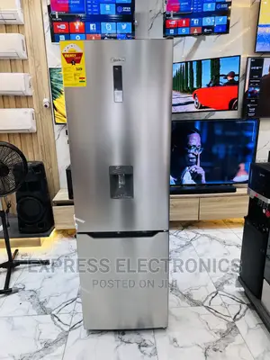 Budget Friendly on Midea Double Door Fridge 309L Grey