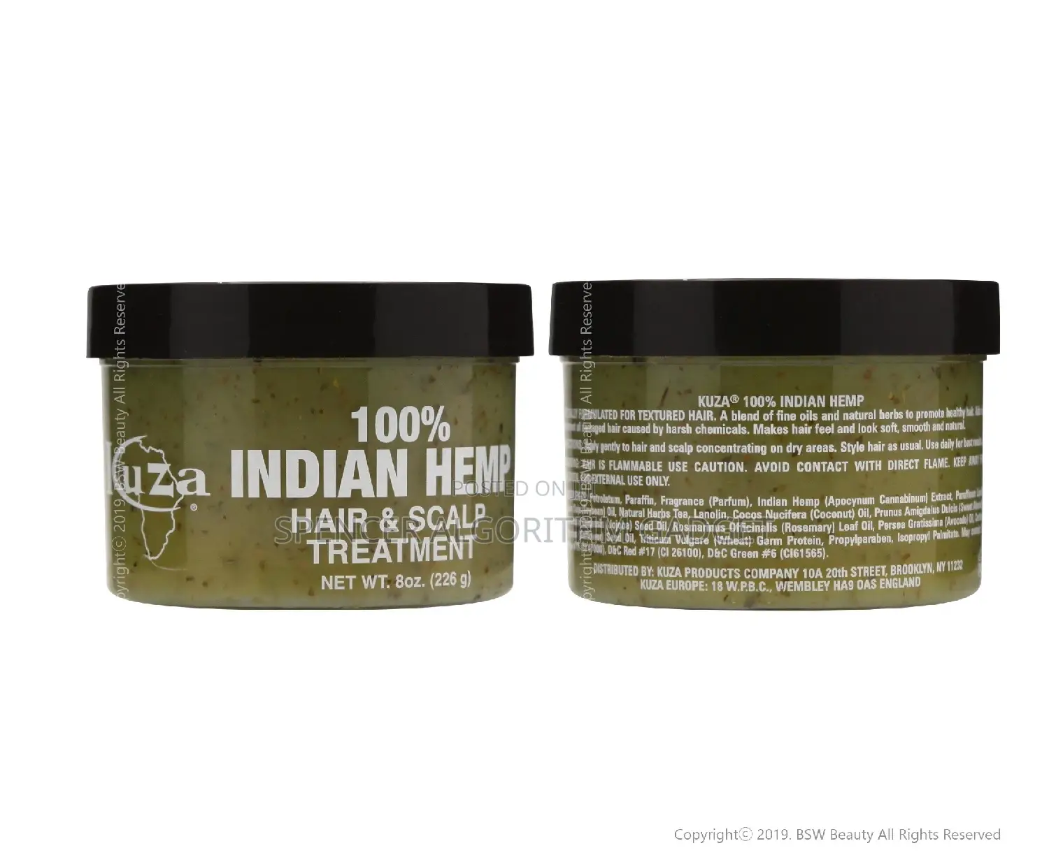 Kuza Hair Indian Hemp Cream