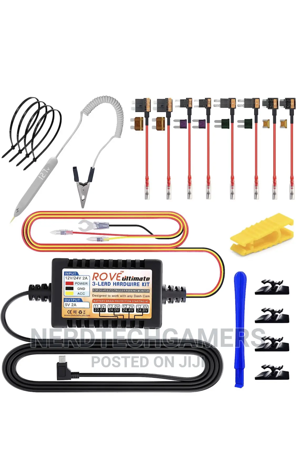 Dash Cam Hardwire Kit for ROVE R2- Car Dash Camera