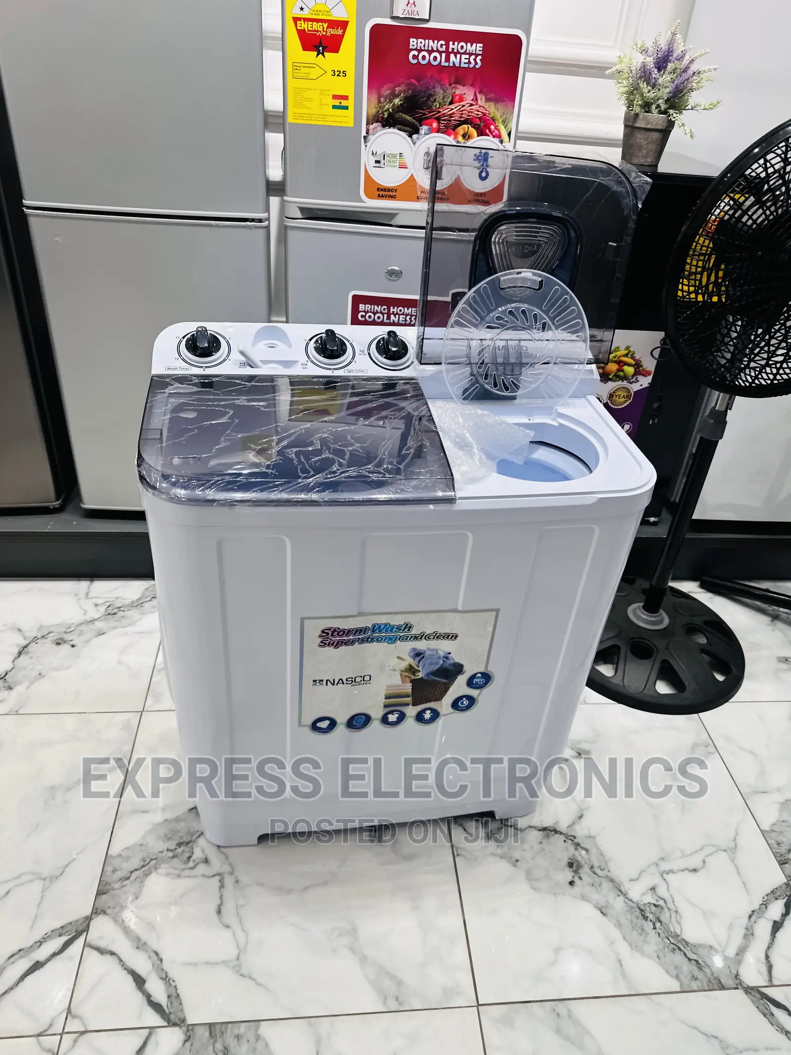 Anti Rust Body Washing Machine 7kg Twintub Nasco Topload