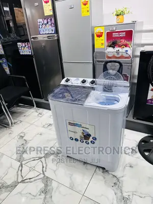 Powerful Nasco Washing Machine 7kg Topload Twintub White