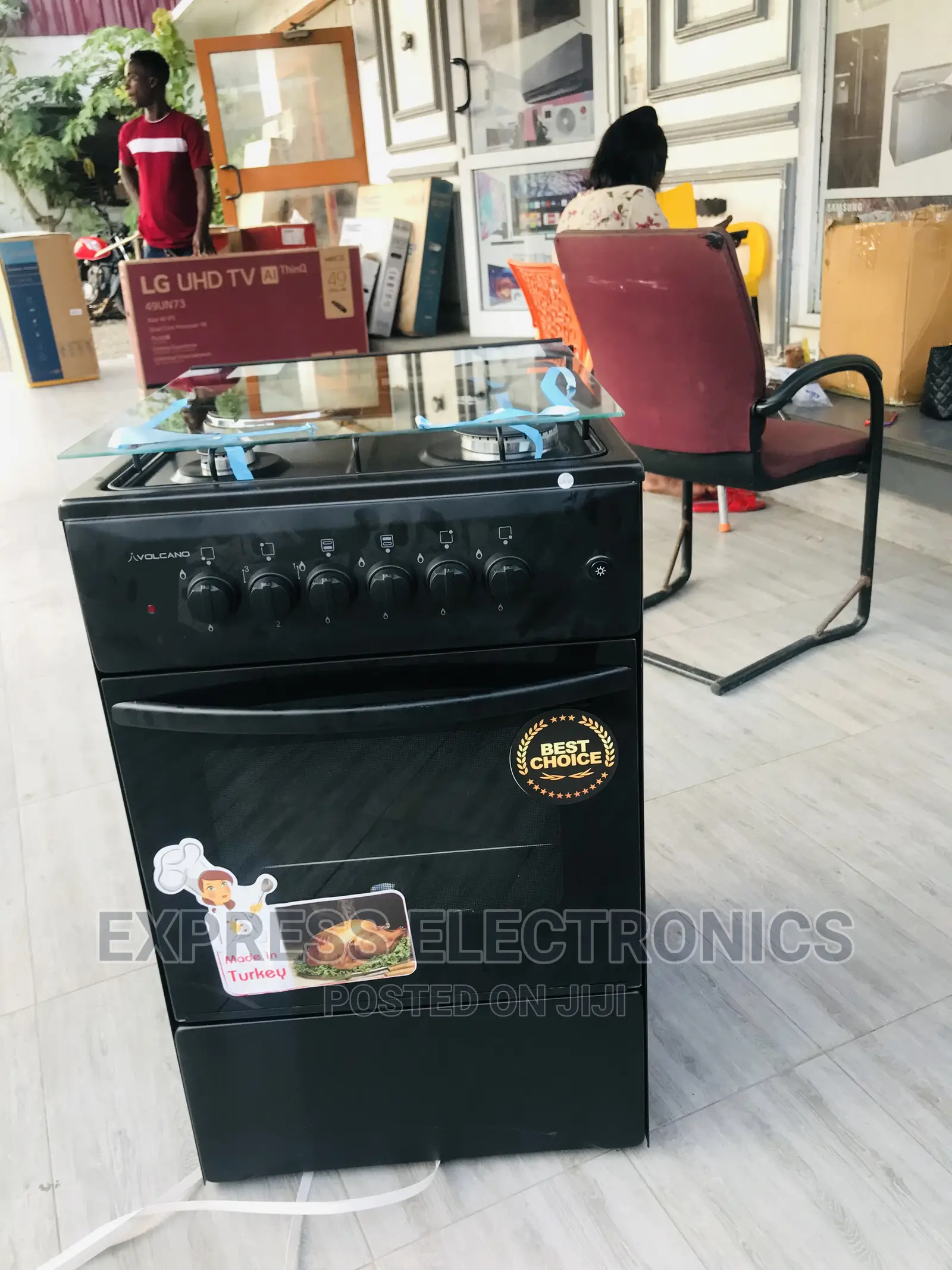 Barnd~New Black 3-1 Cooker Oven Grill Gas Electric