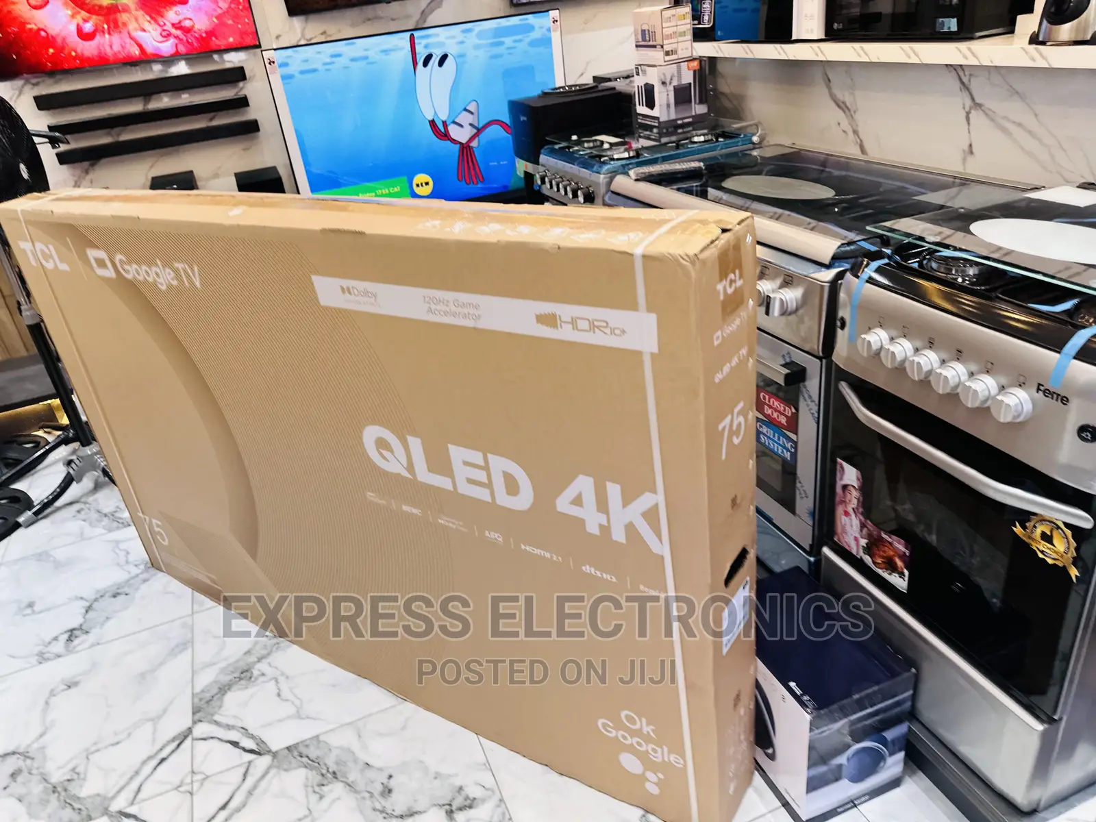 Fresh in Box 75-C645 QLED Android TCL TV 