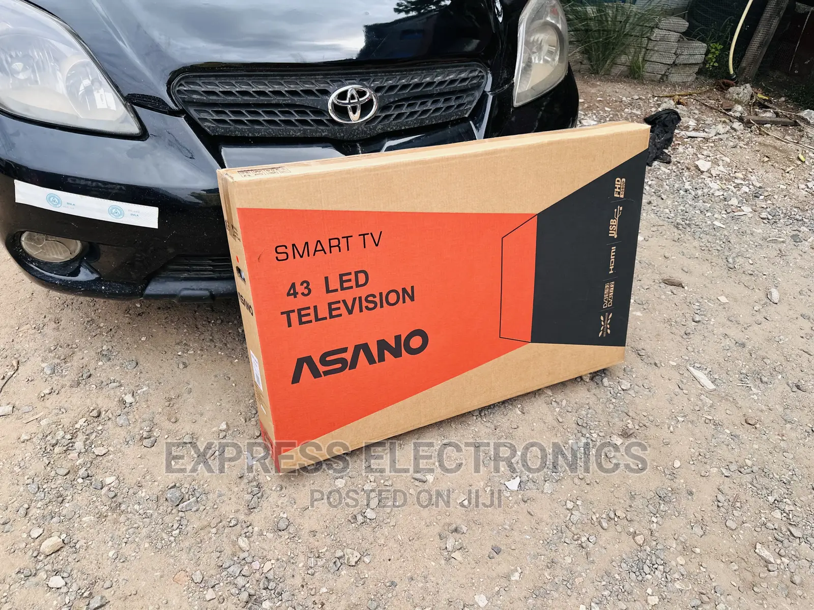 Glossy FHD Android Asano 43” Tv  Screen Smart Slim