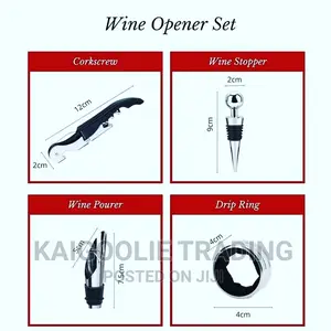 4 Pc Wine Opener Set