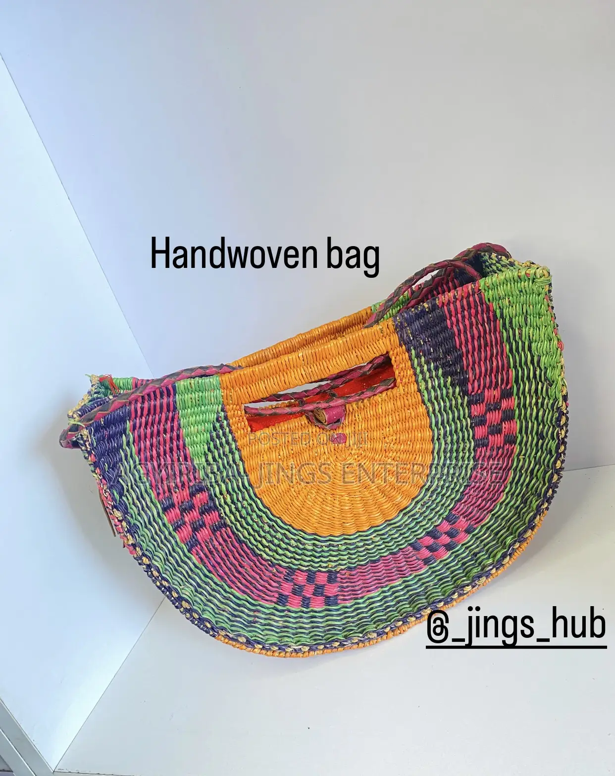 Bolga Handwoven Bag