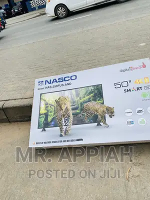 Budget-Friendly 50 Inch Nasco Smart Uhd Tv(Black)