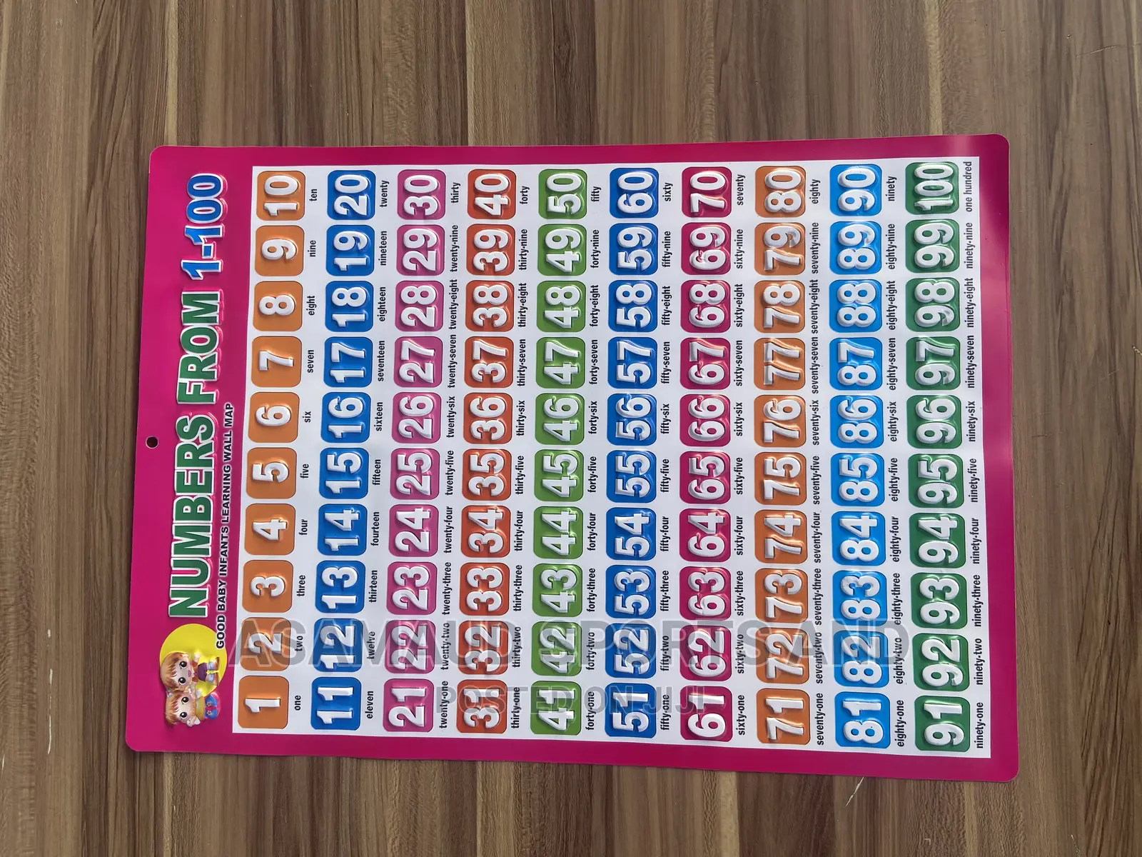 Original Kids Learning Material Numbers 1-100 Available
