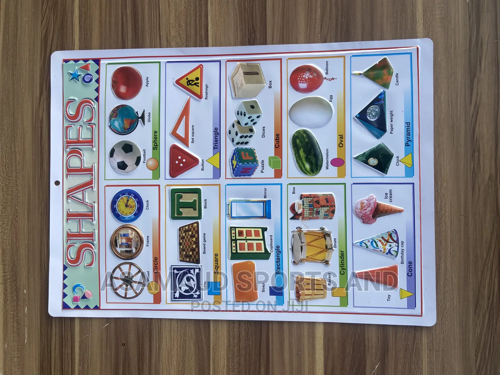 Original Kids Learning Material Knowing Shapes Available