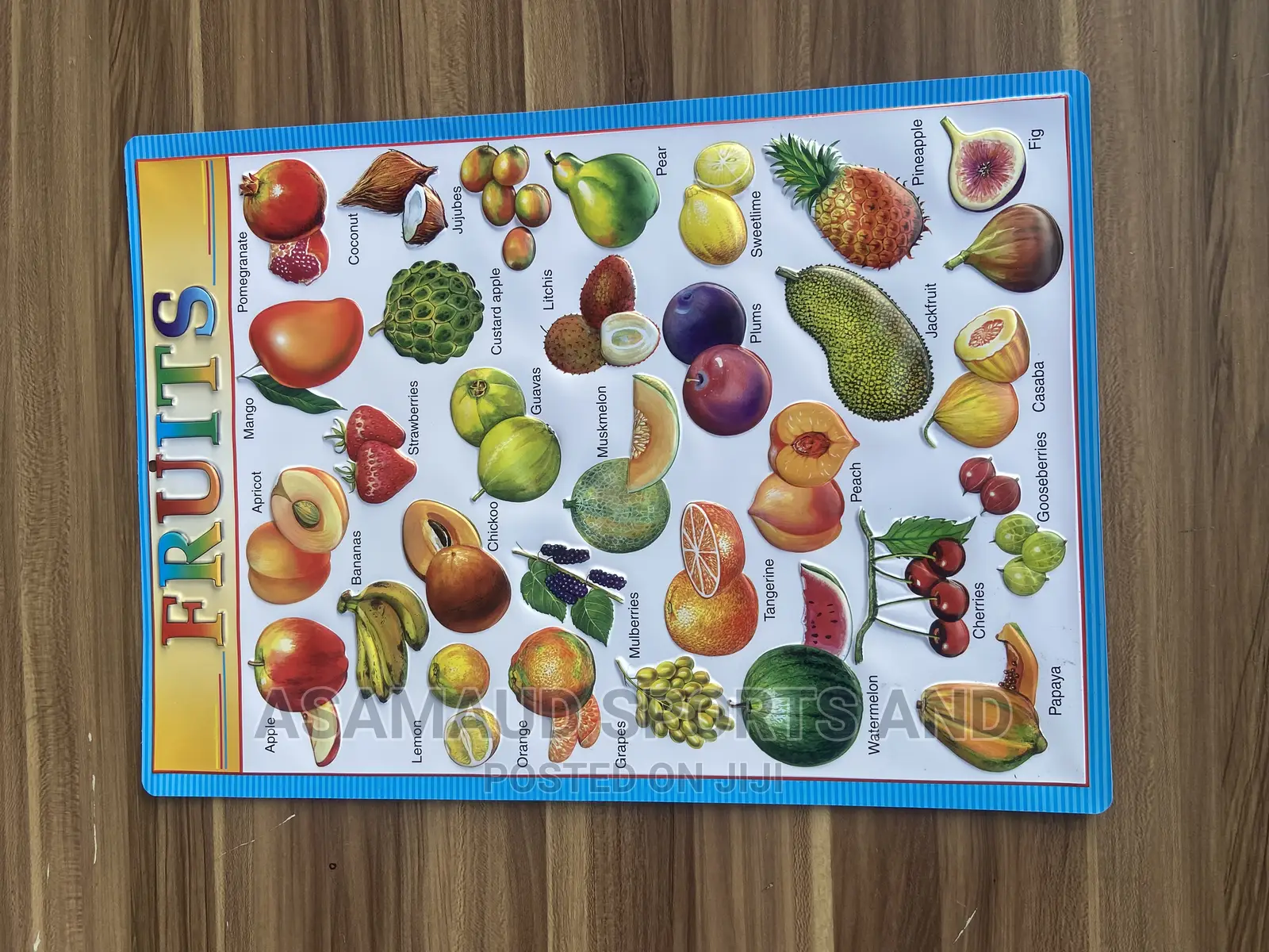 Original Kids Learning Material Knowing Fruit Available