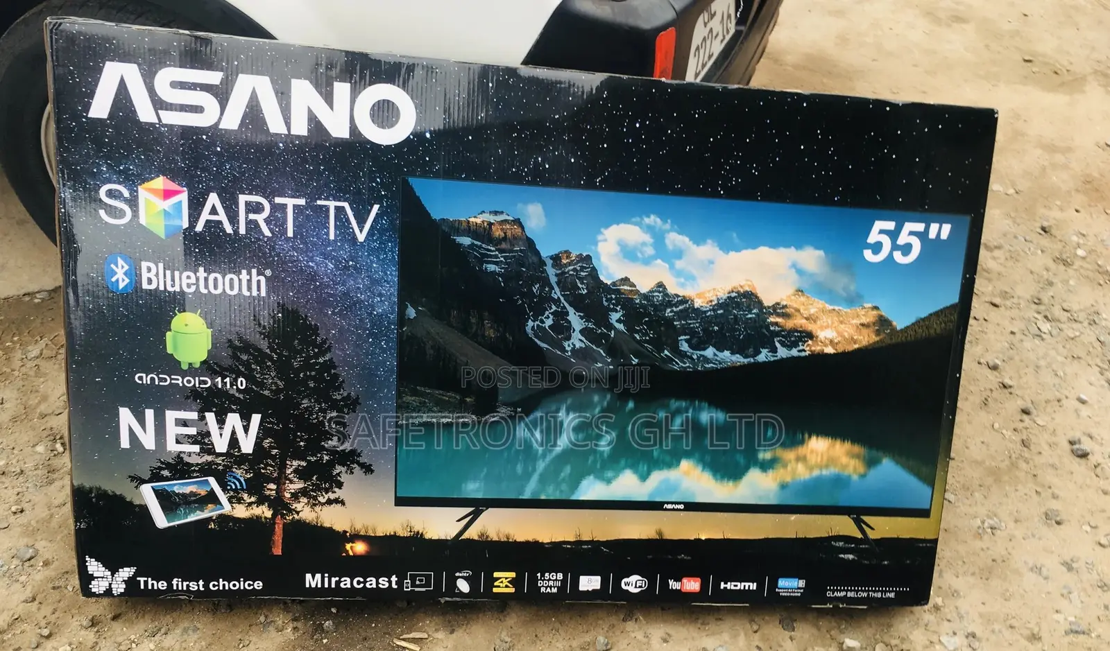 Asano 55 Inches  Smart Glossy LED Tv