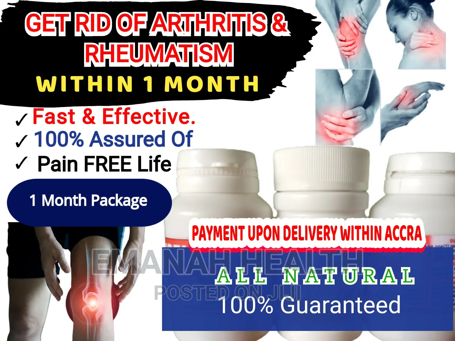 End Arthritis and Joint Pains