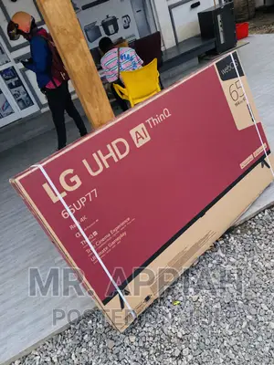 Elegant Black LG 65 Inch Uhd Smart HDR LED Tv. 65UQ70006
