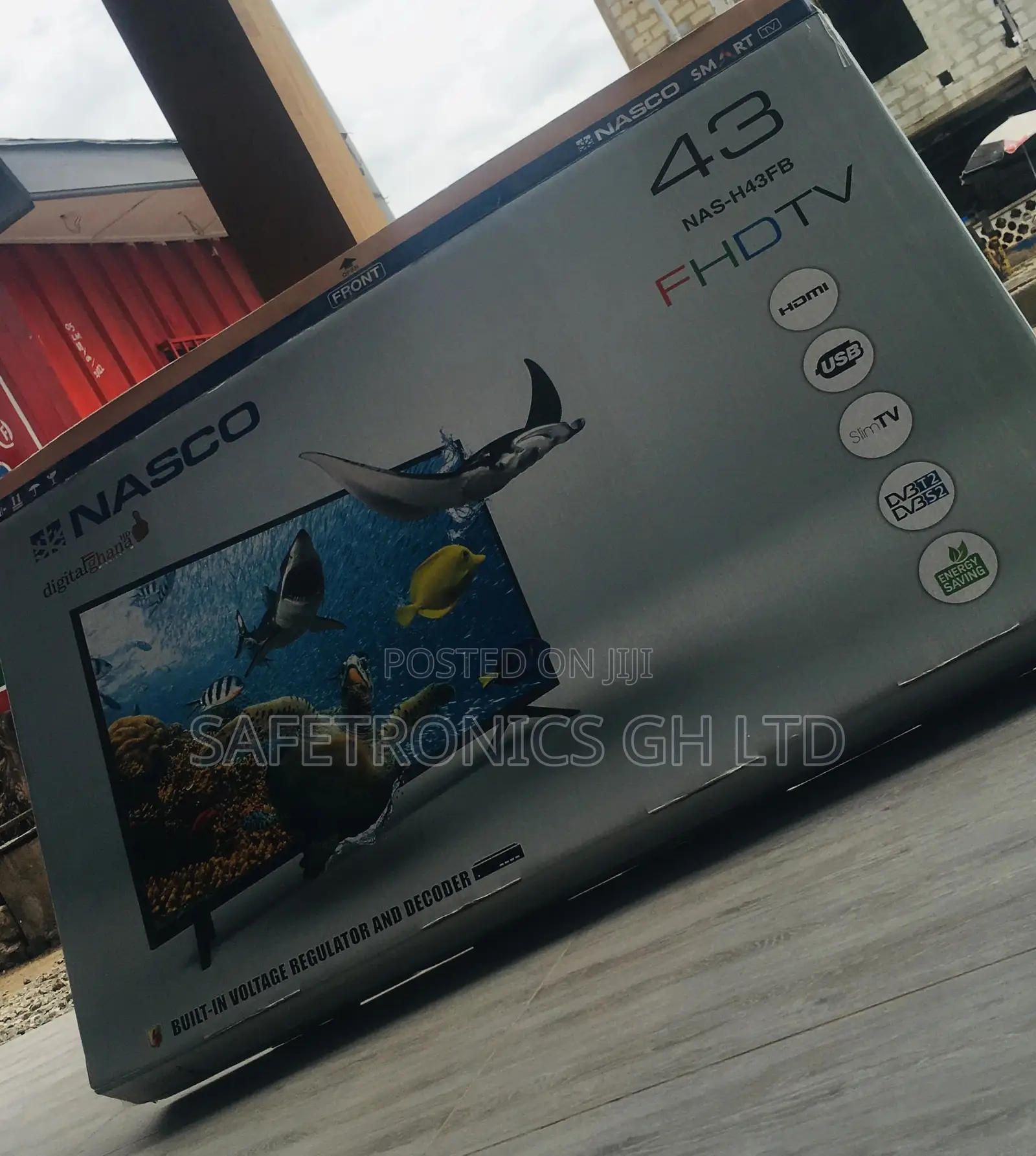 43 Inches Glossy LED Nasco Tv Digital Satellite