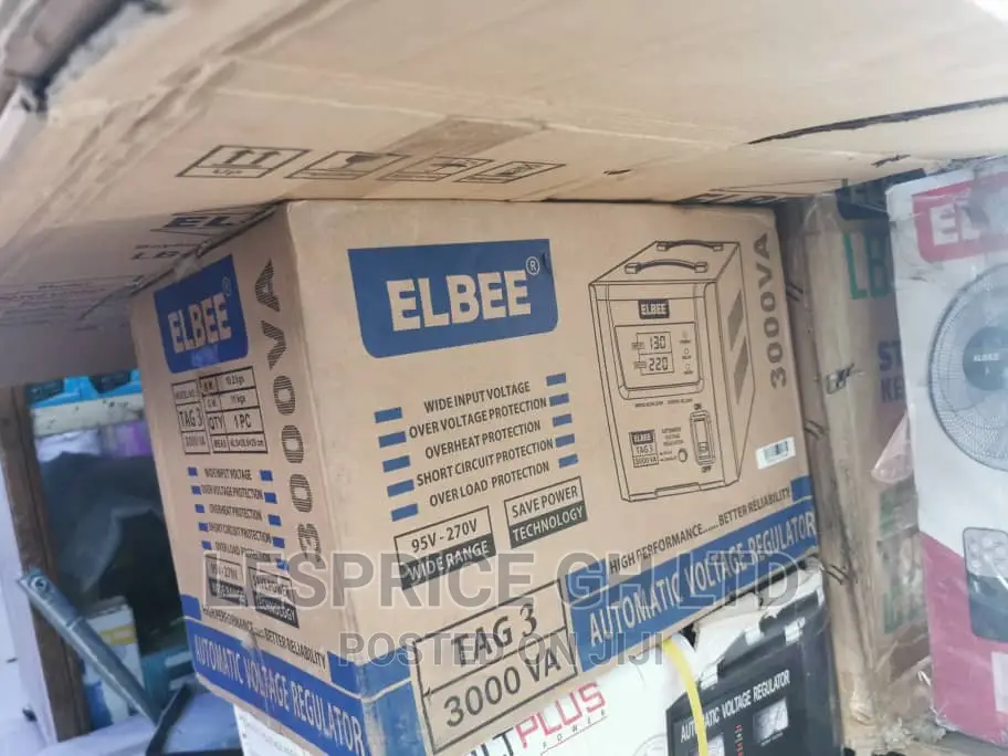 Elbee 3000VA Power Plus Stabilizer
