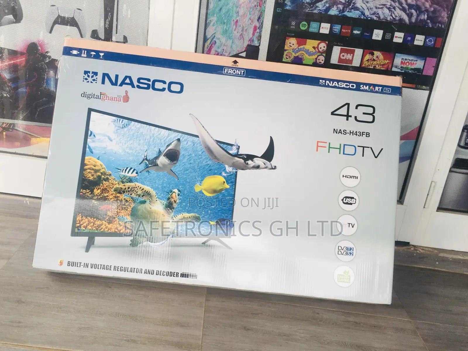 Nasco 43 Inches Glossy LED Digital Satellite Tv