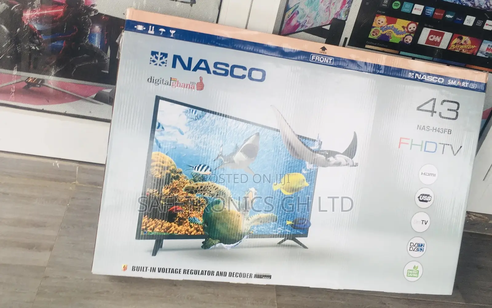 Digital 43 Inches Glossy Satellite LED Nasco Tv