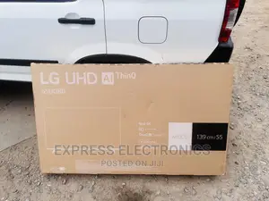 Flawless Looking UHD Smart LG Display Uq80 Series 55” Tv