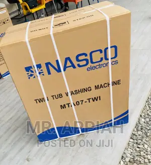 Eco-Friendly 7kg Nasco Top Load Washing Machine(White).