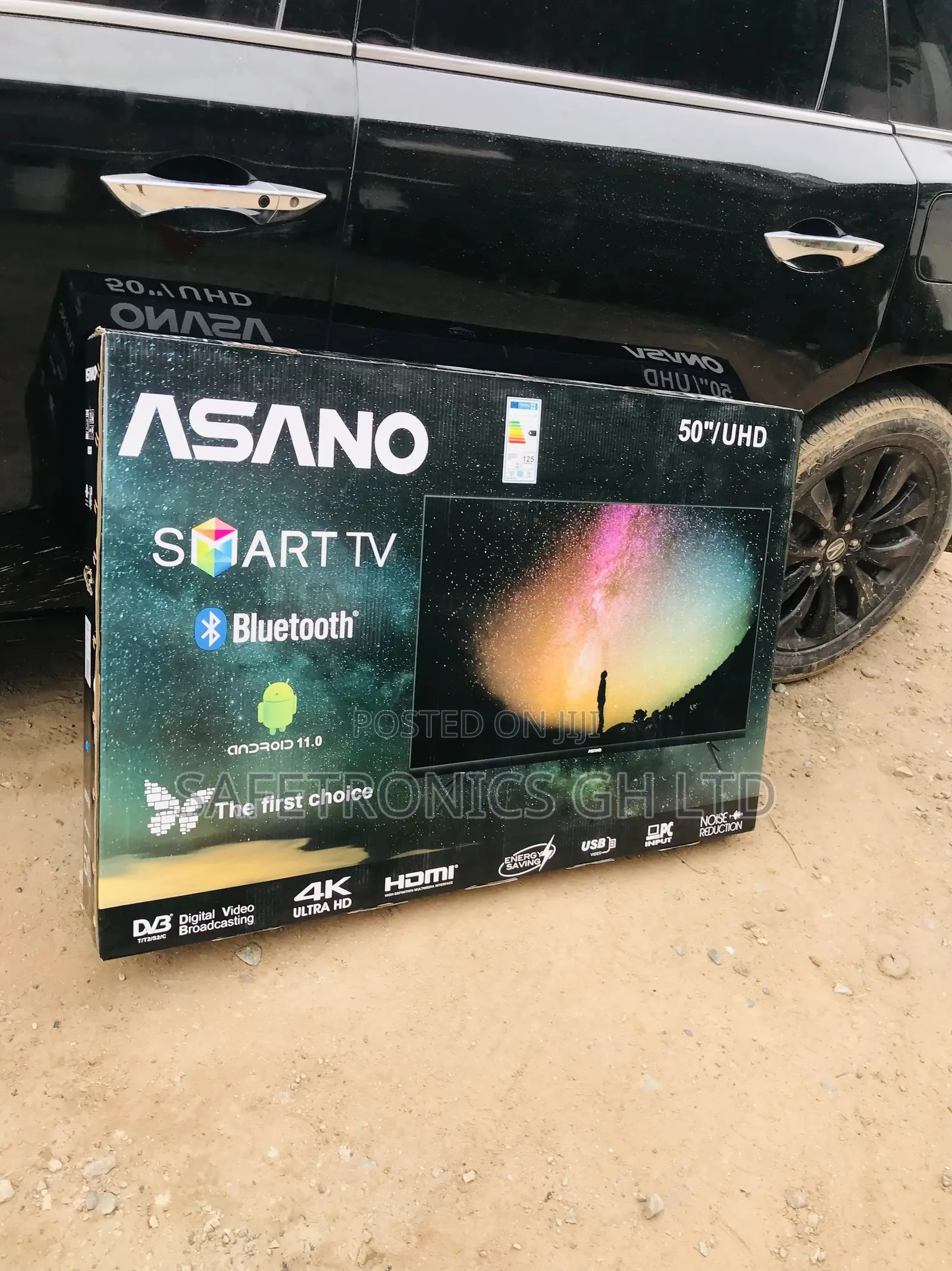 High Clear 50 Inches Glossy LED Asano UHD Smart Tv
