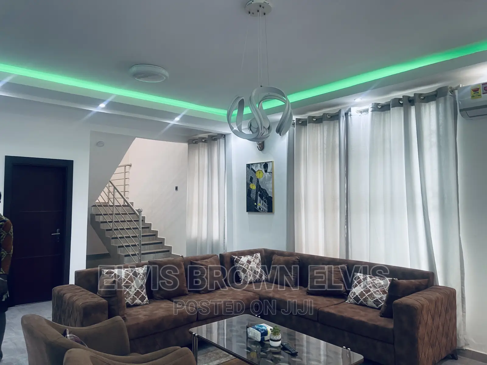 Furnished 2bdrm Duplex in Living Large, East Legon for rent
