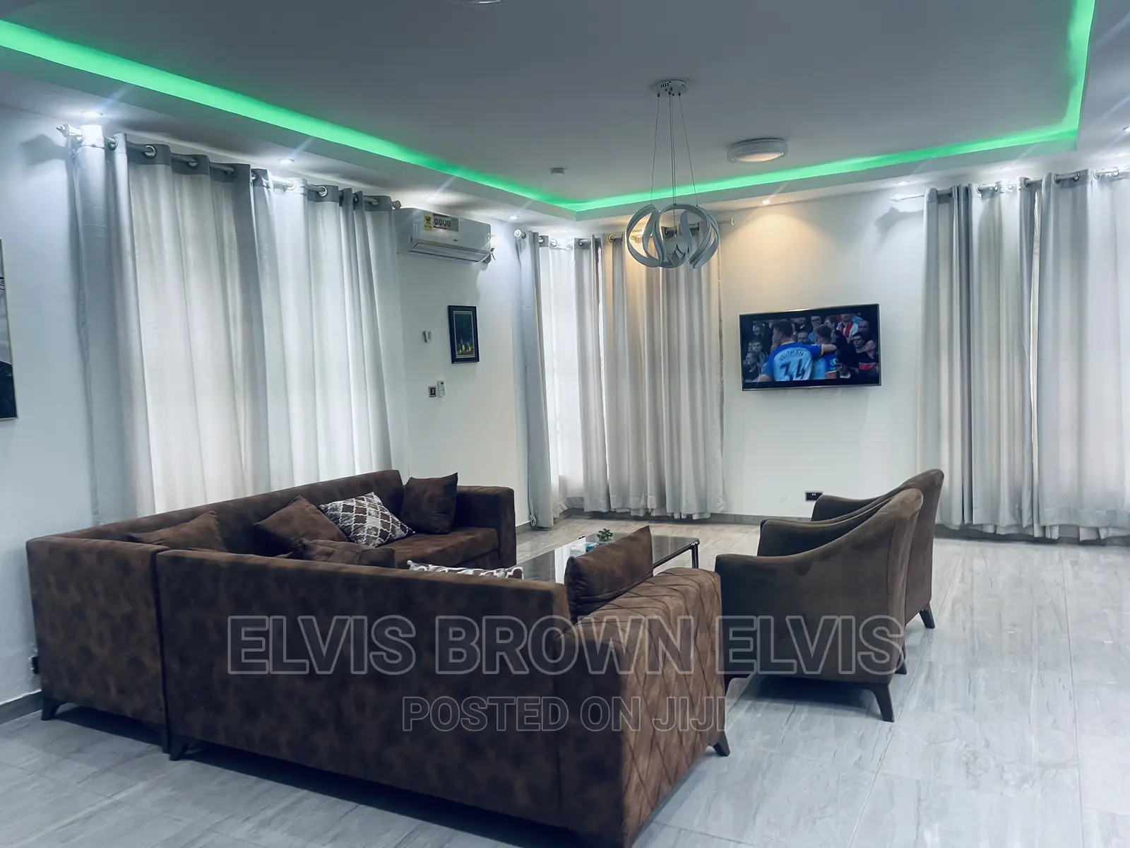 Furnished 2bdrm Duplex in Living Large, East Legon for rent