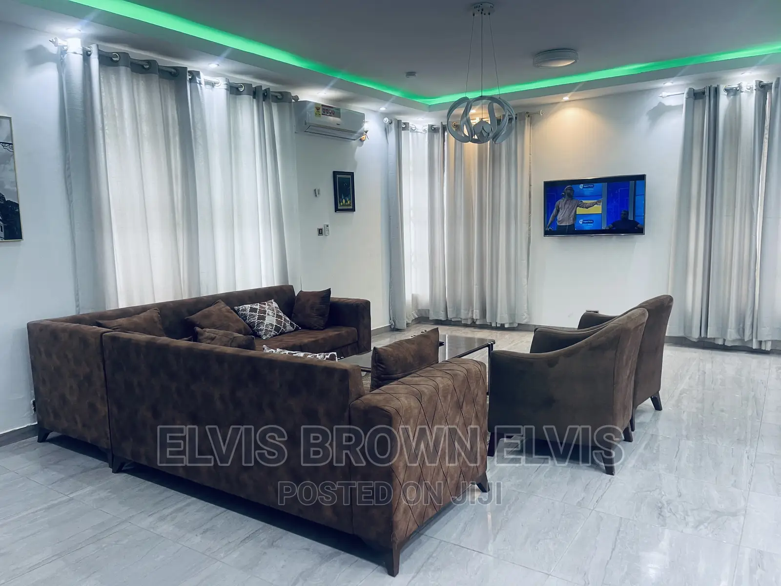 Furnished 2bdrm Duplex in Living Large, East Legon for rent