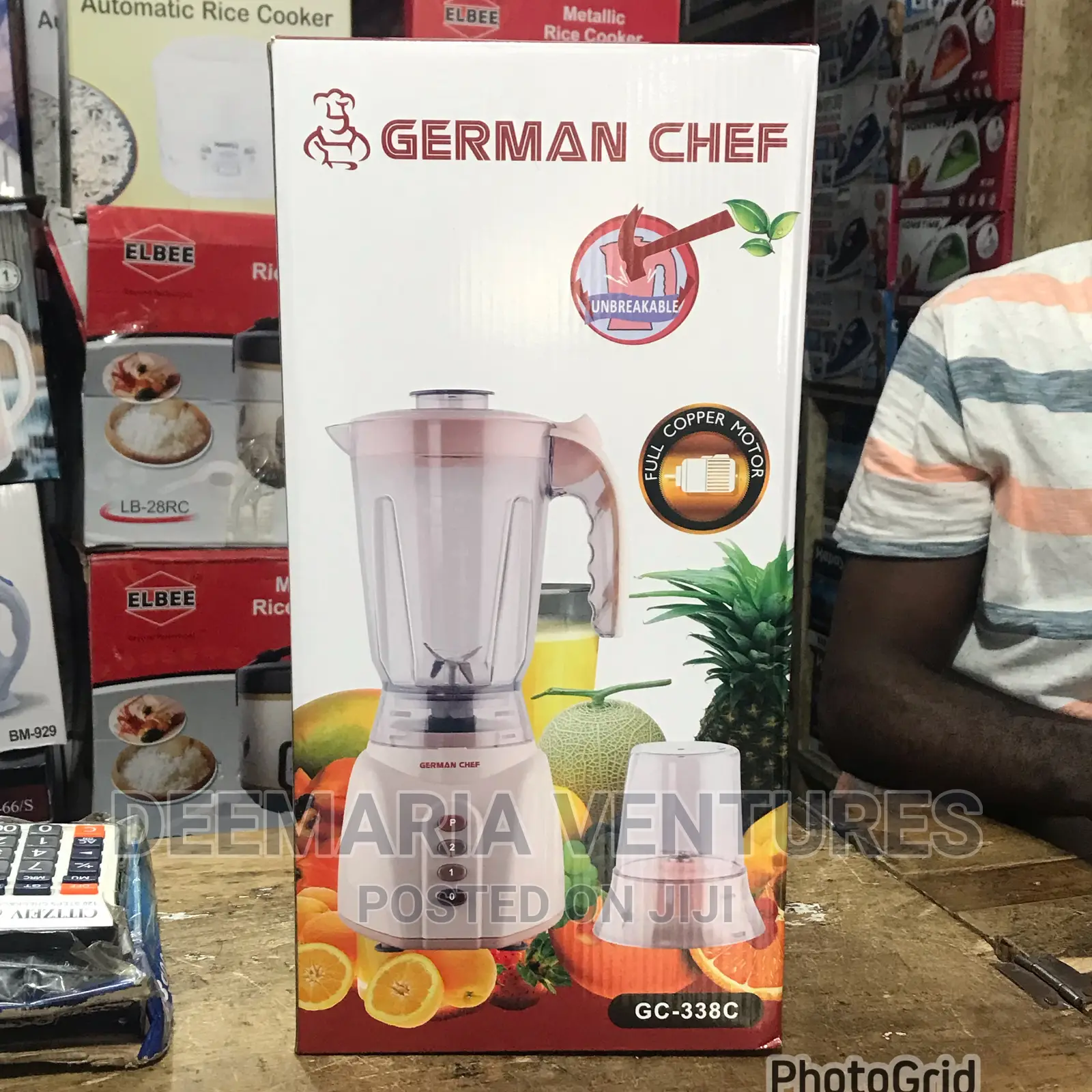German Chef Blender With Grinder