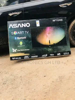 Newly Stocked Glossy 50 Inches Smart Asano UHD Tv