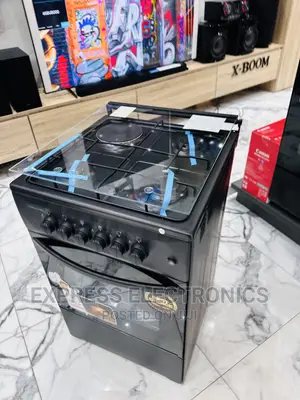 Black Coated Paint 3-1 Gas and Electric Cooker Oven Grill