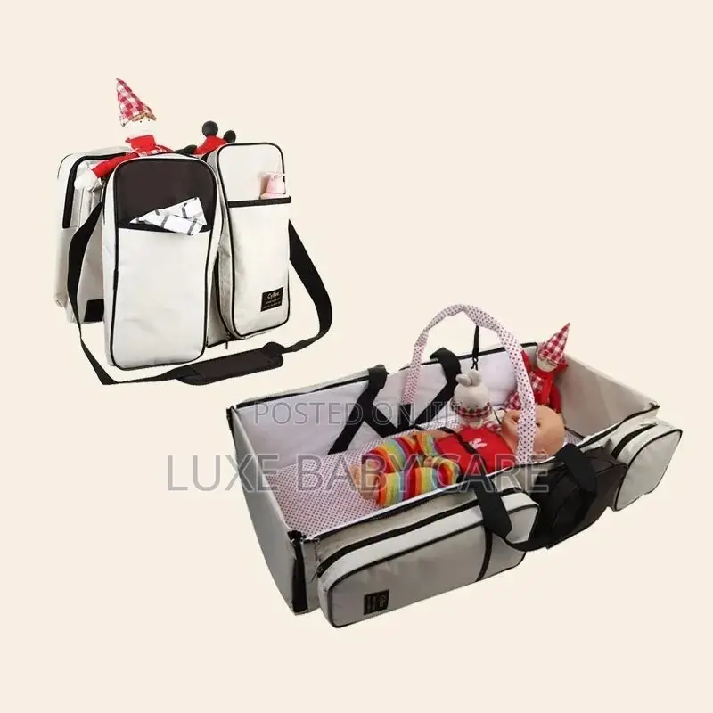 Multifunctional Crib Bag,Portable Travel Cot