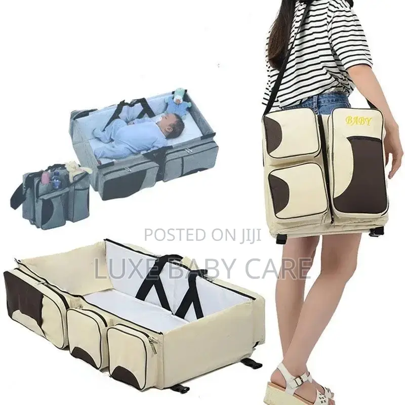 Multifunctional Crib Bag,Portable Travel Cot