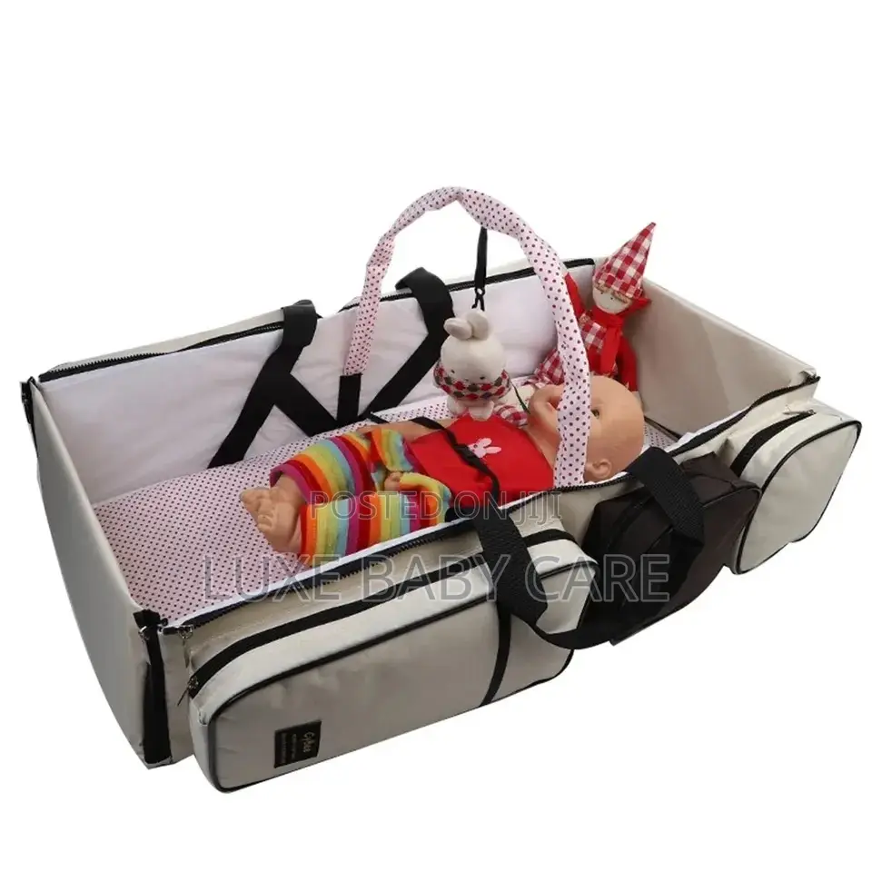Multifunctional Crib Bag,Portable Travel Cot